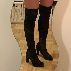 Sam Edelman over the knee suede boots